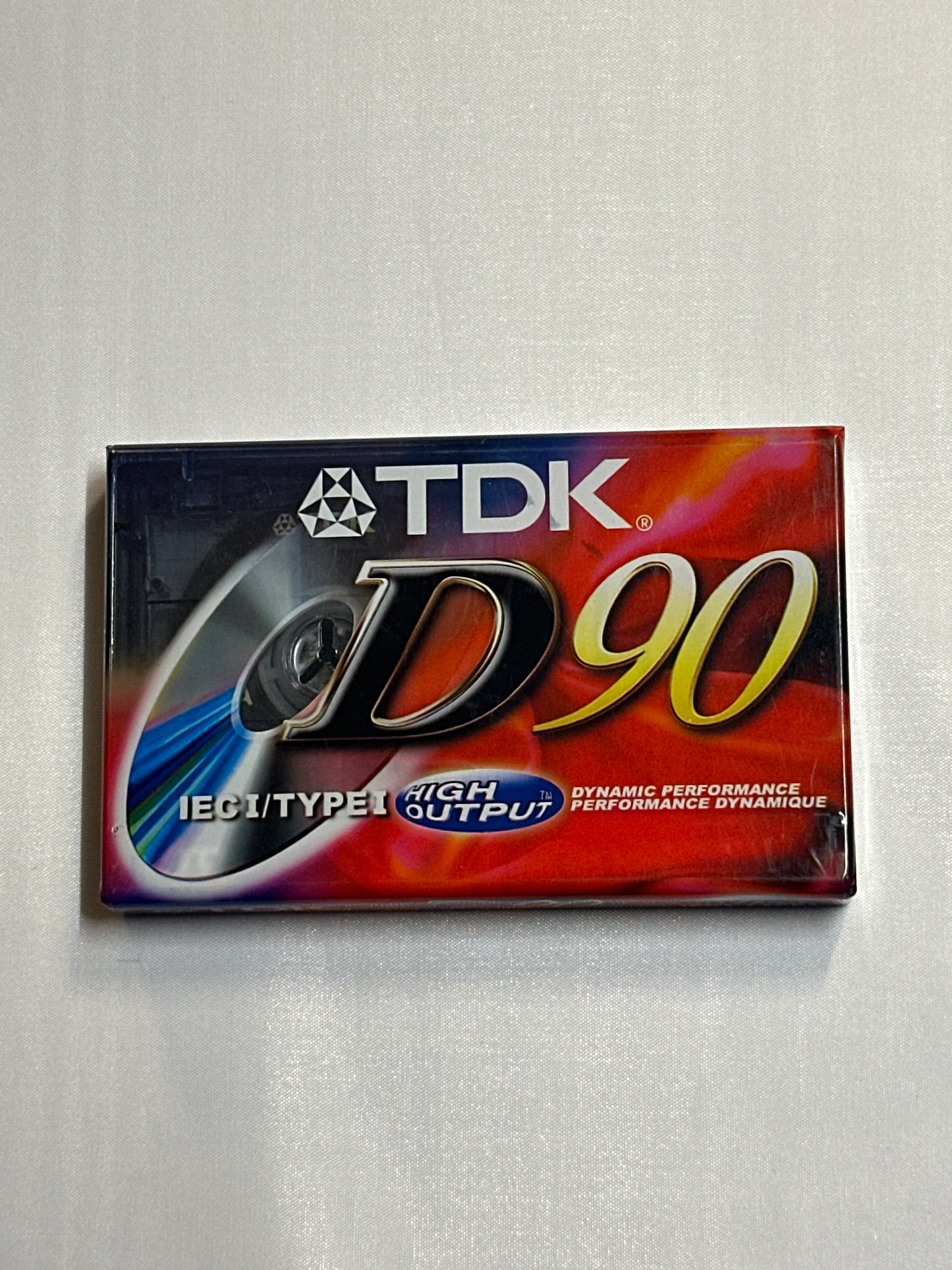 TDK D-90 Type I Normal Bias Blank Cassette Sealed 90 Minutes