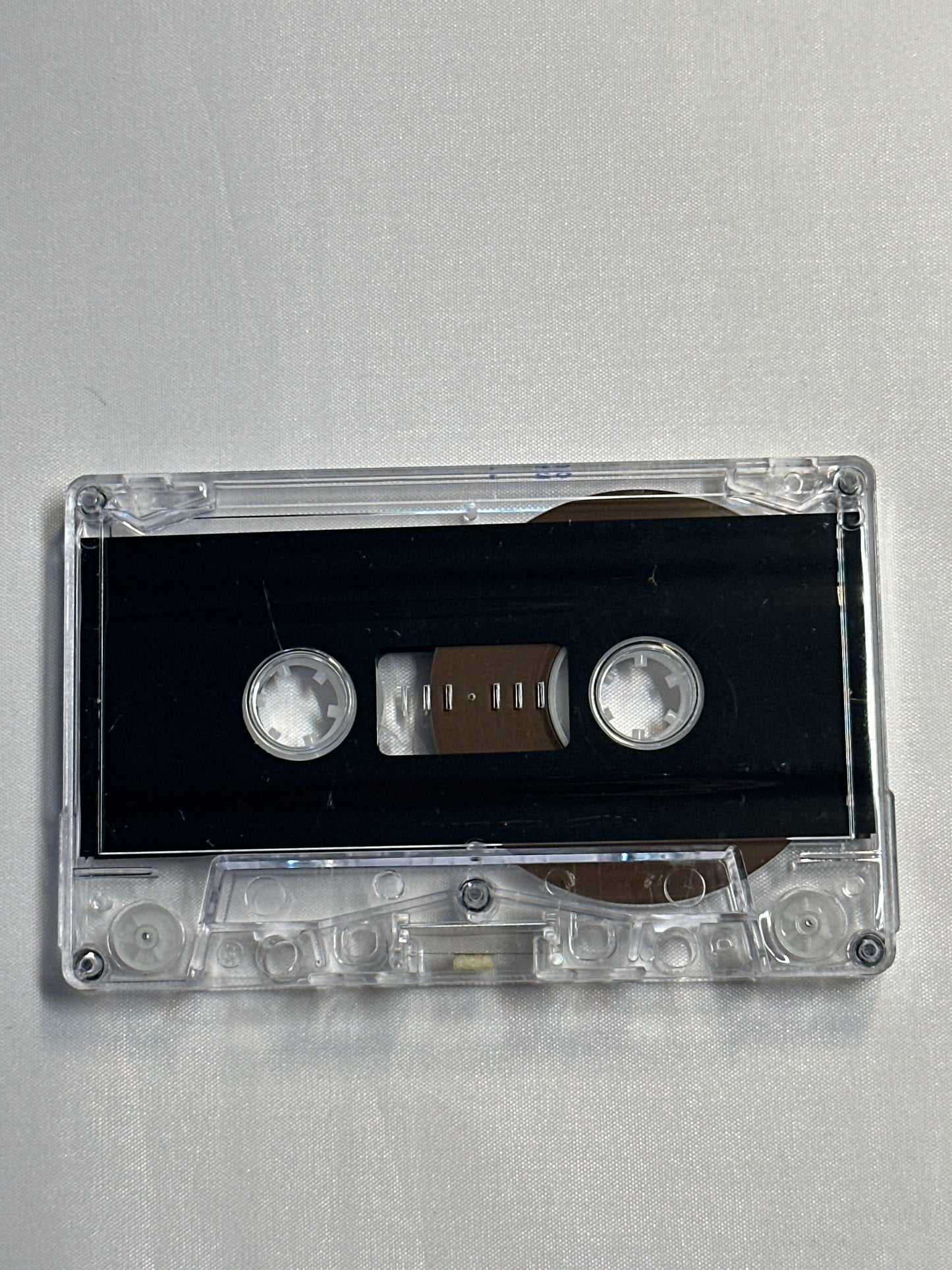 LOT 5 Loose Unbranded Type I 90 Minutes Blank Cassettes Clear Shell
