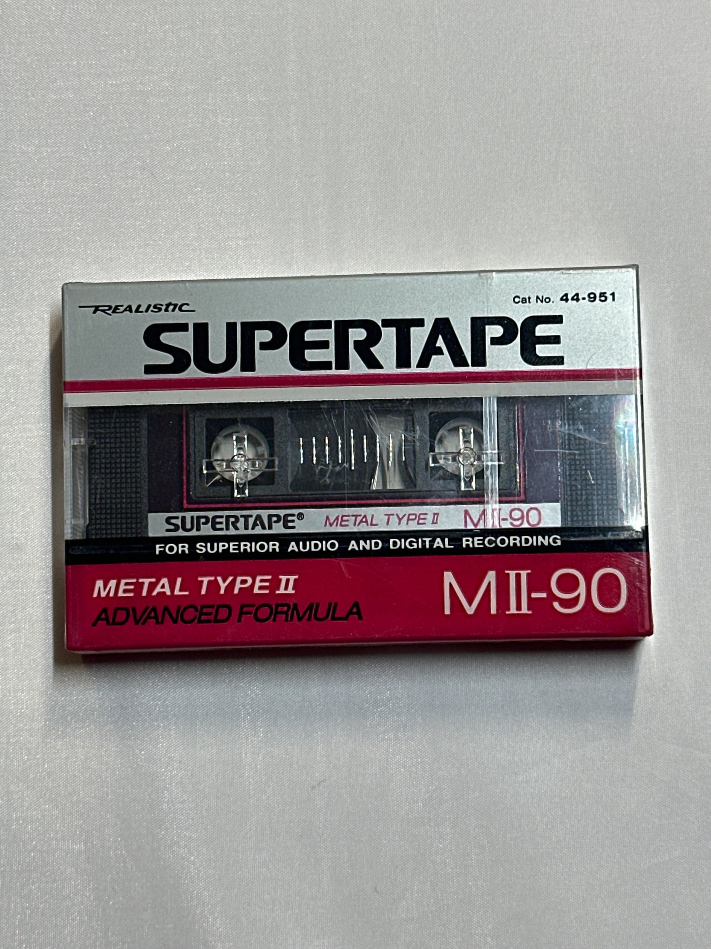 Realistic Supertape MII-90 Metal Type II Sealed 90 Minutes
