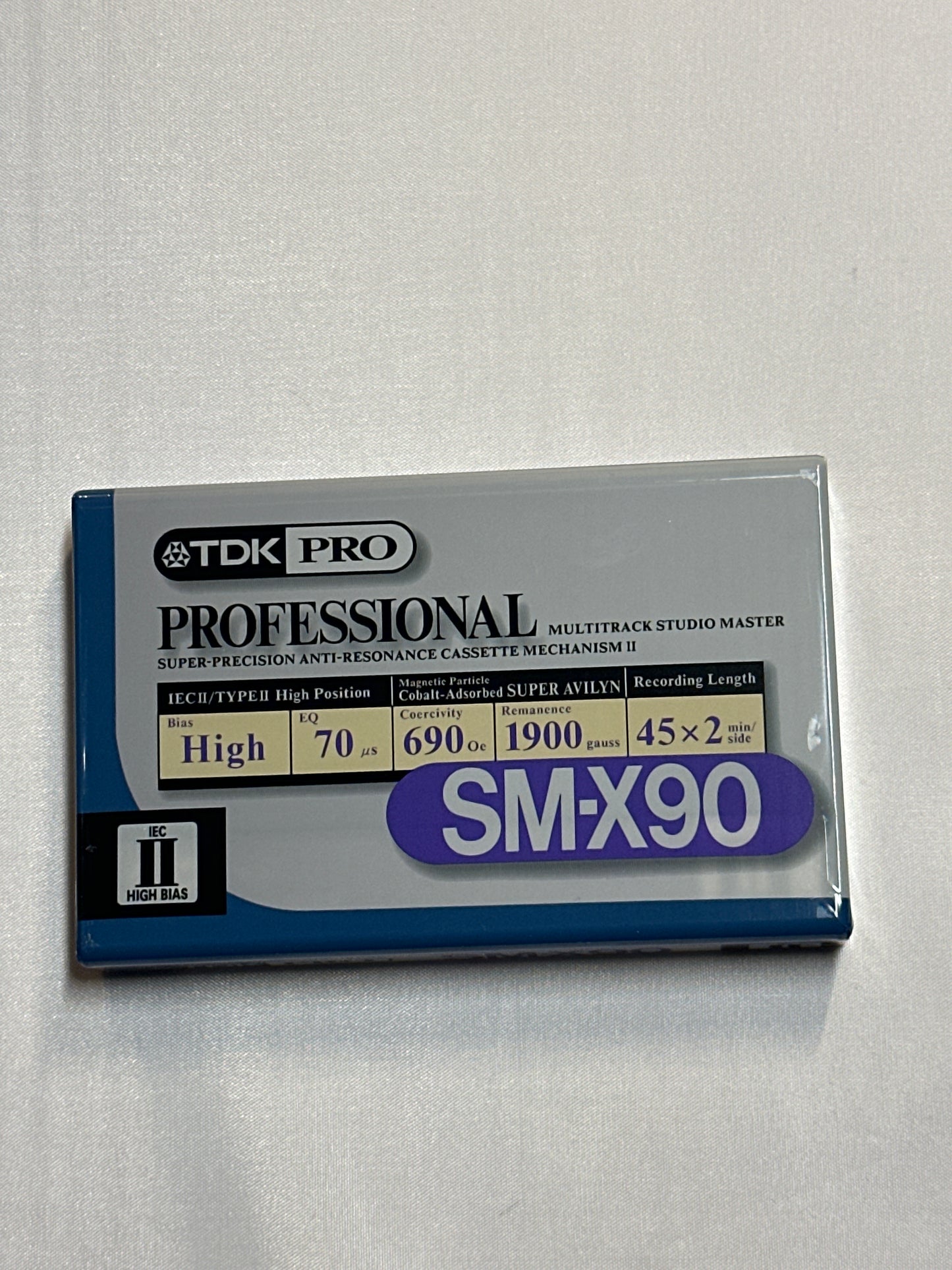 TDK SM-X90 High Bias Type II Sealed Professional Japan