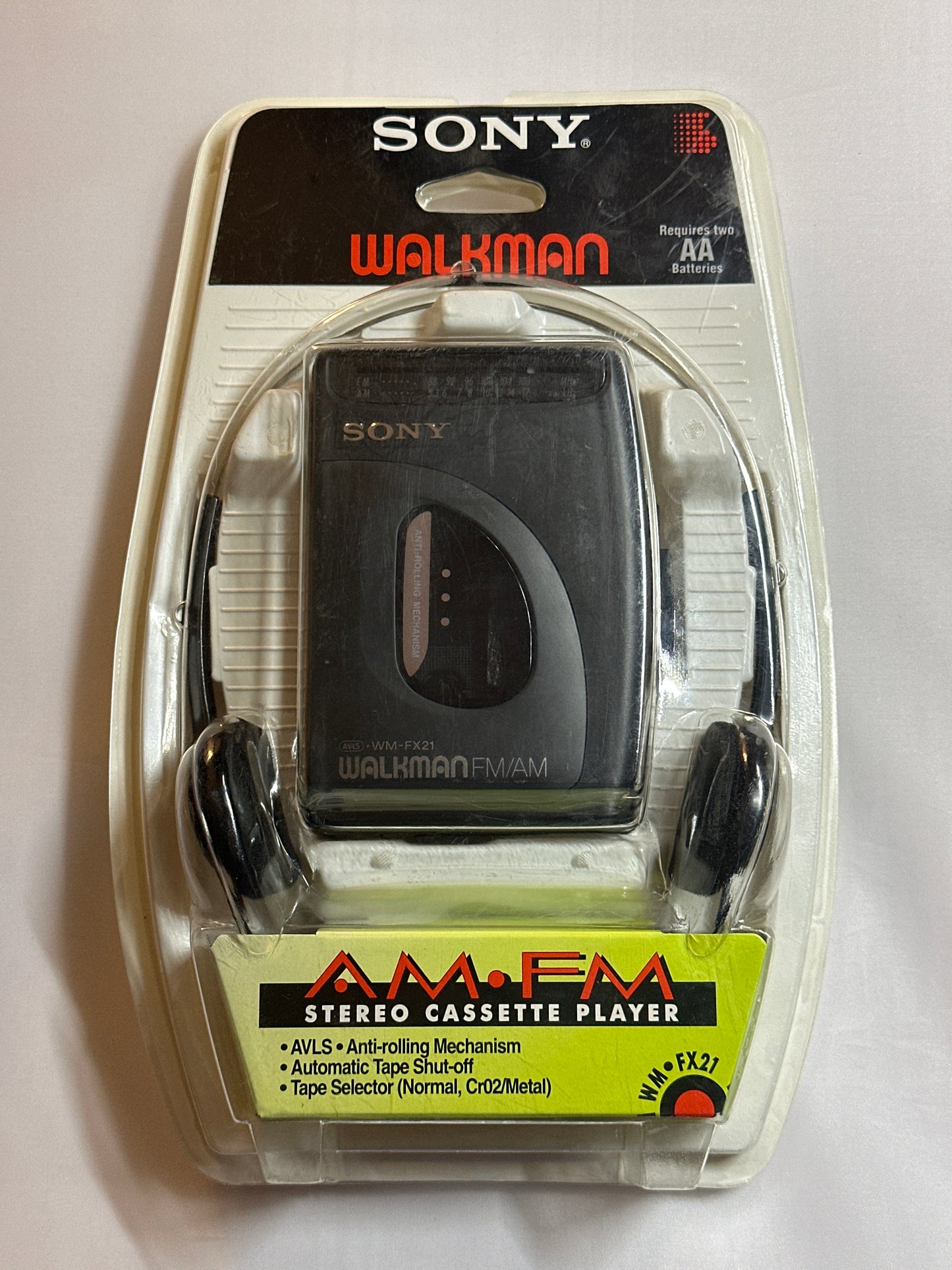Sony Walkman WM-FX21 Sealed Blister Pack NOS
